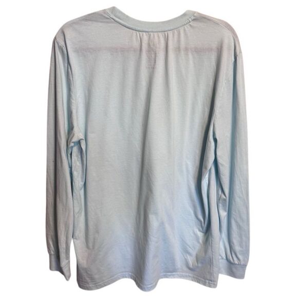 Pusheen- Light Blue Screen Print Cat Lover Long Sleeve T Shirt, Size Large - Picture 4 of 8